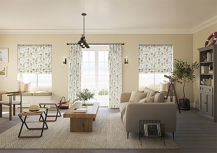 Wisteria Silk, Cool Taupe - Roman Blind - Image 8